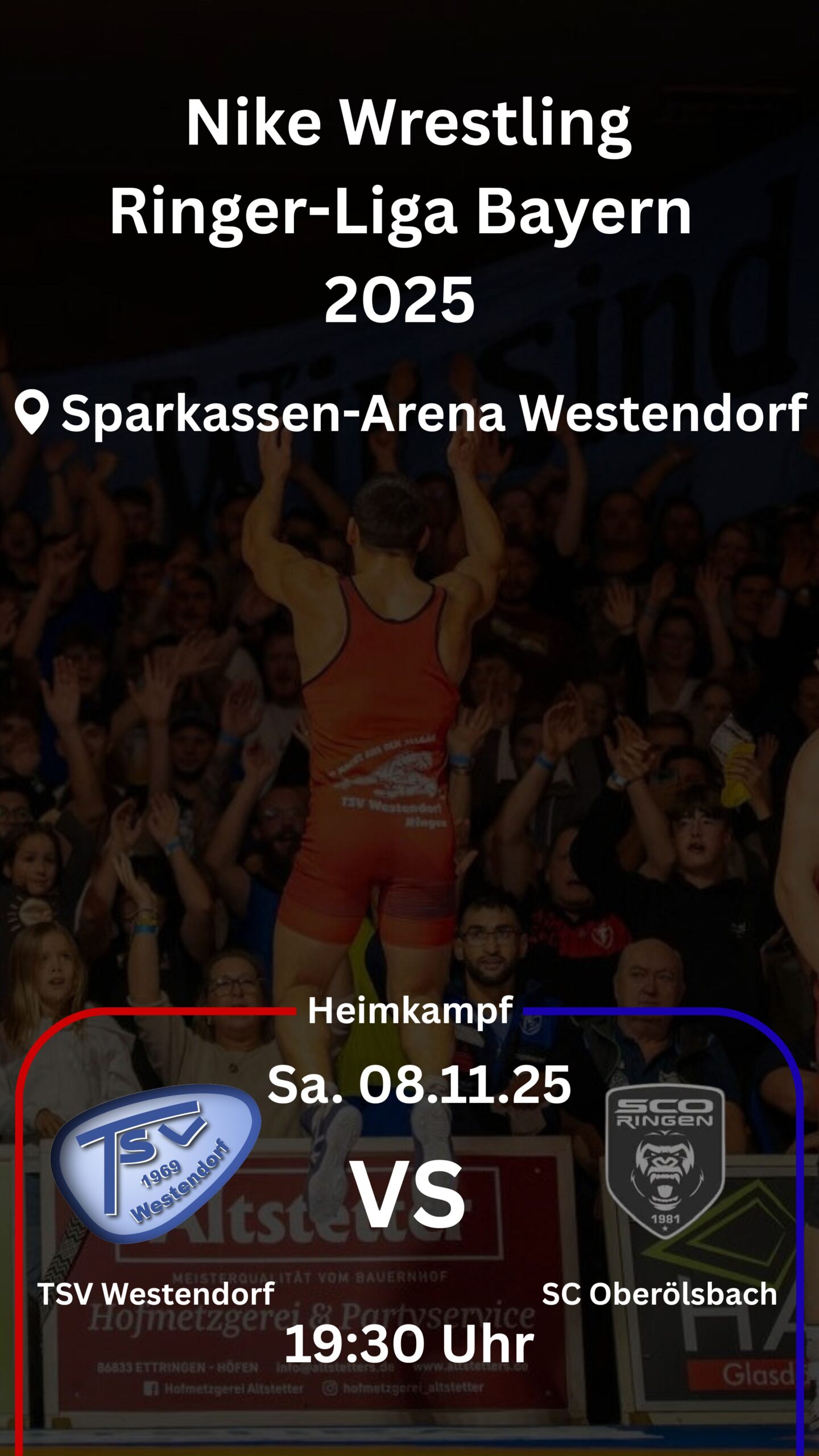 Heimkampf gegen Oberölsbach / Westendorf ist bereits unter Zugzwang