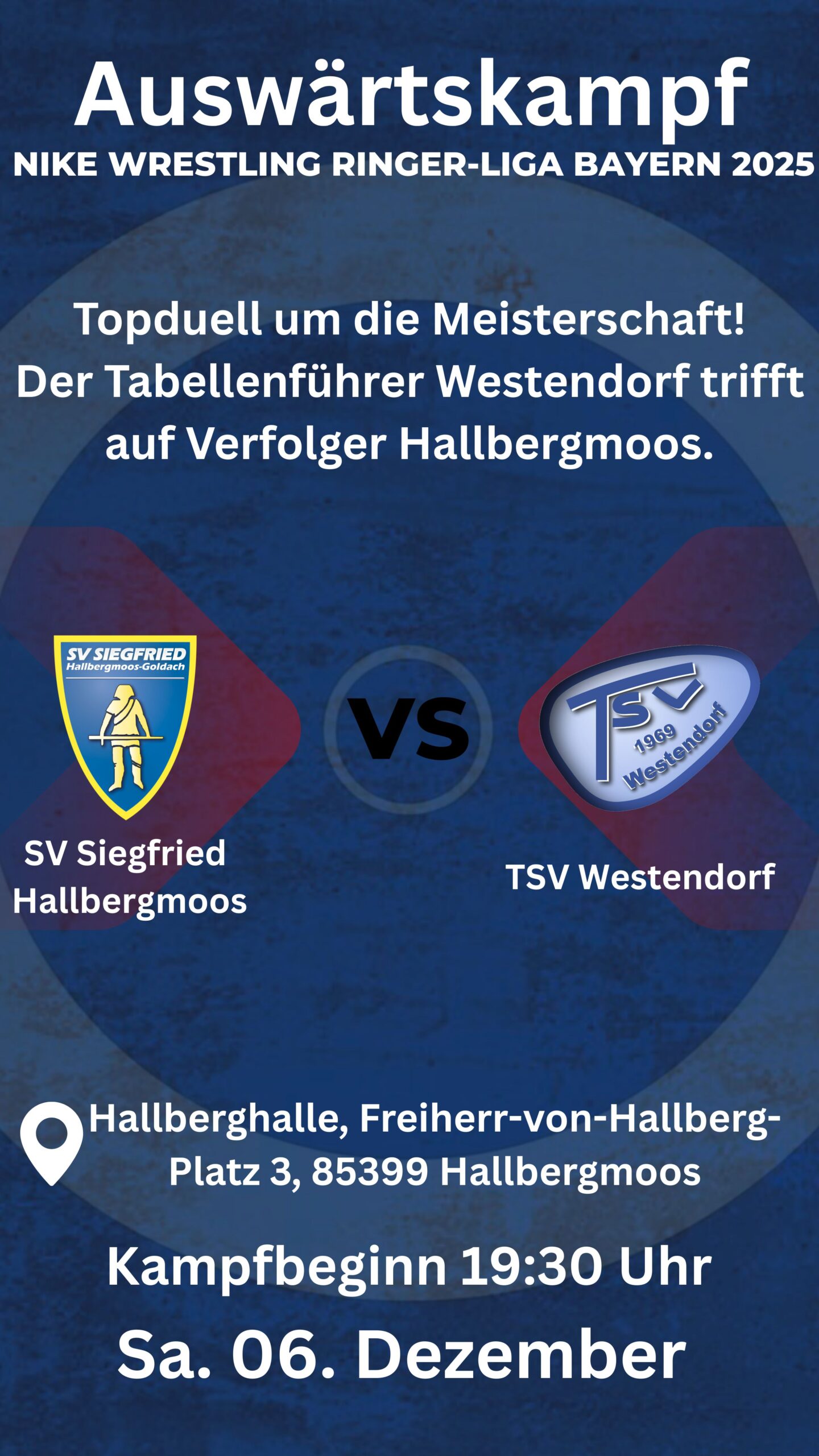 westendorf trifft auf verfolger Hallbergmoos