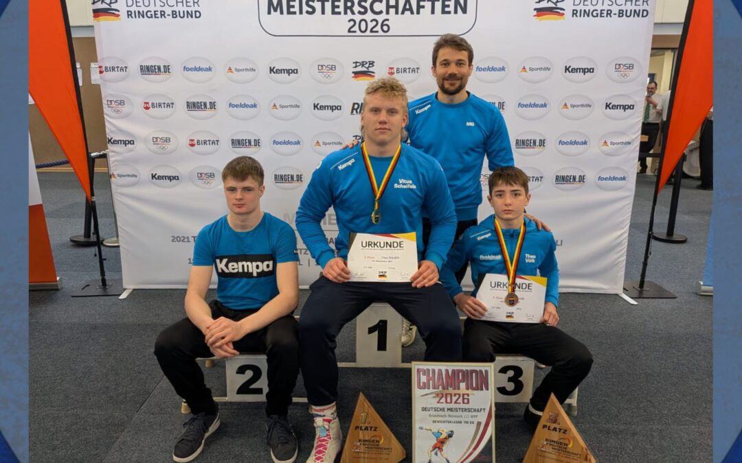 Gold und Bronze für die Westendorfer Ringer bei der U17 DM